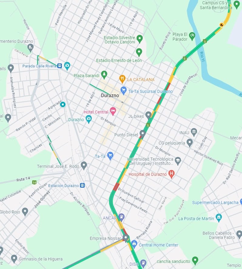 Mapa del recorrido Corrida San Pedro
