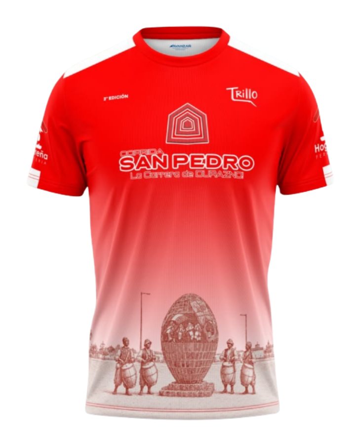 Remera oficial Corrida de San Pedro